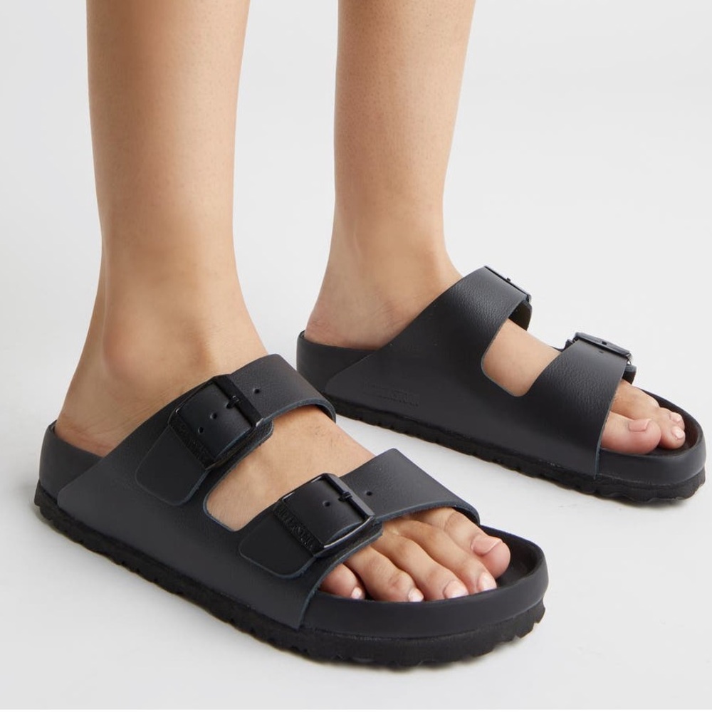 Birkenstock Arizona Exquisite Leather Slide Sandal, SIZE 9 US